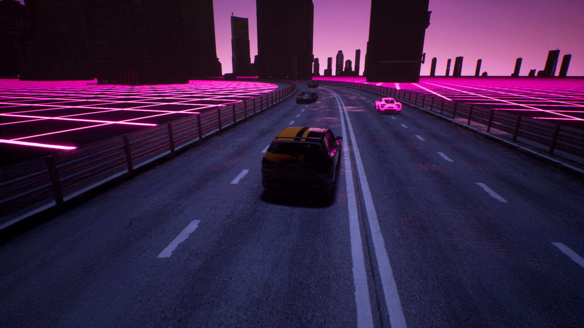 Synthwave Burnout screenshot 4