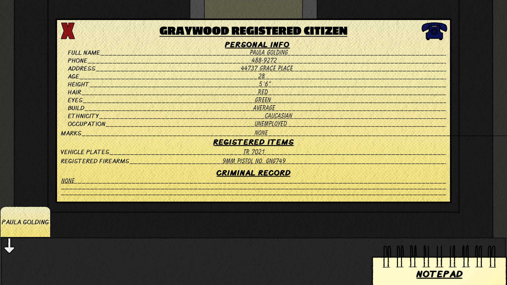Graywood: Noir Detective screenshot 6