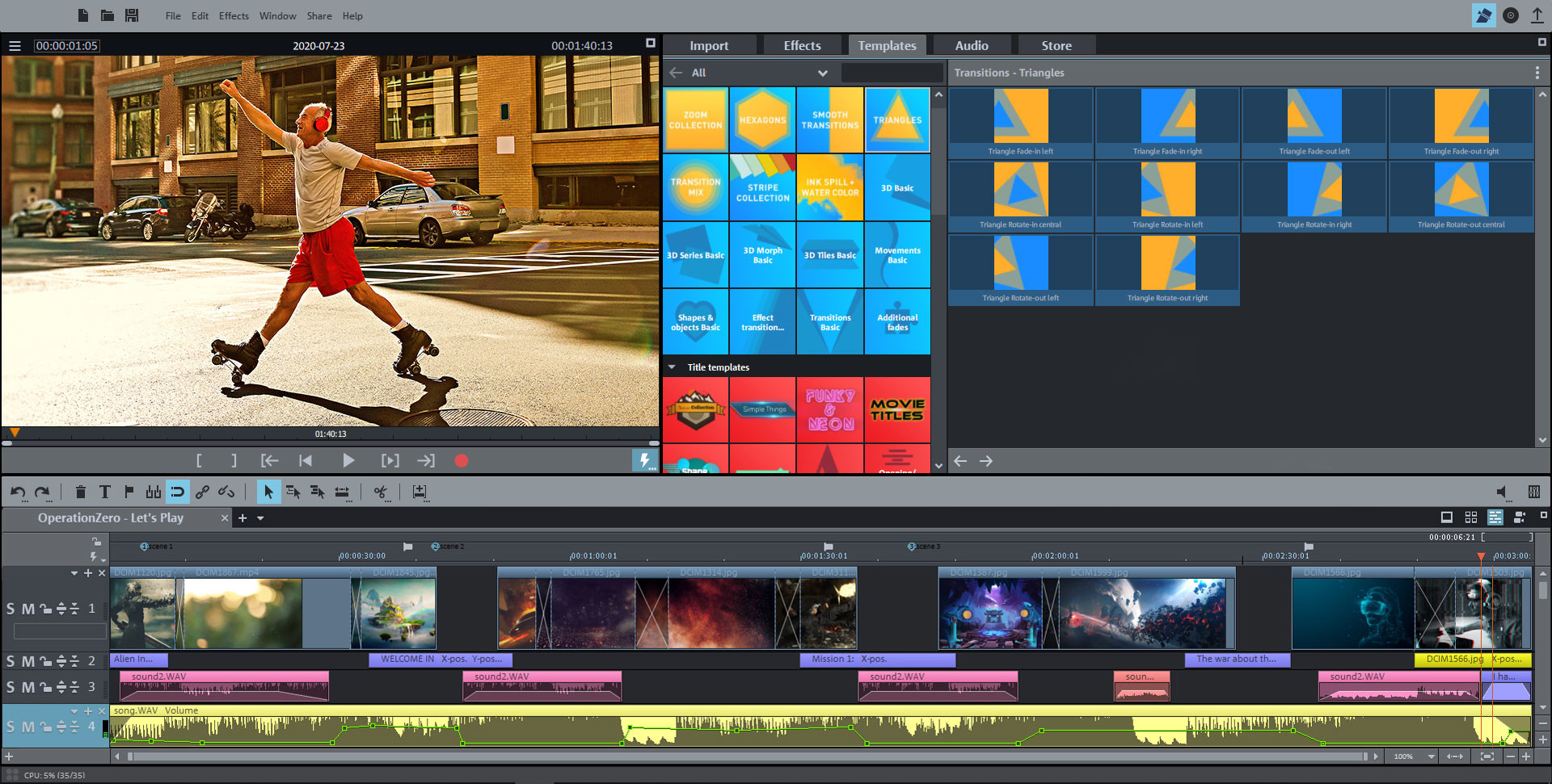 Movie Studio 18 Steam Edition screenshot 1