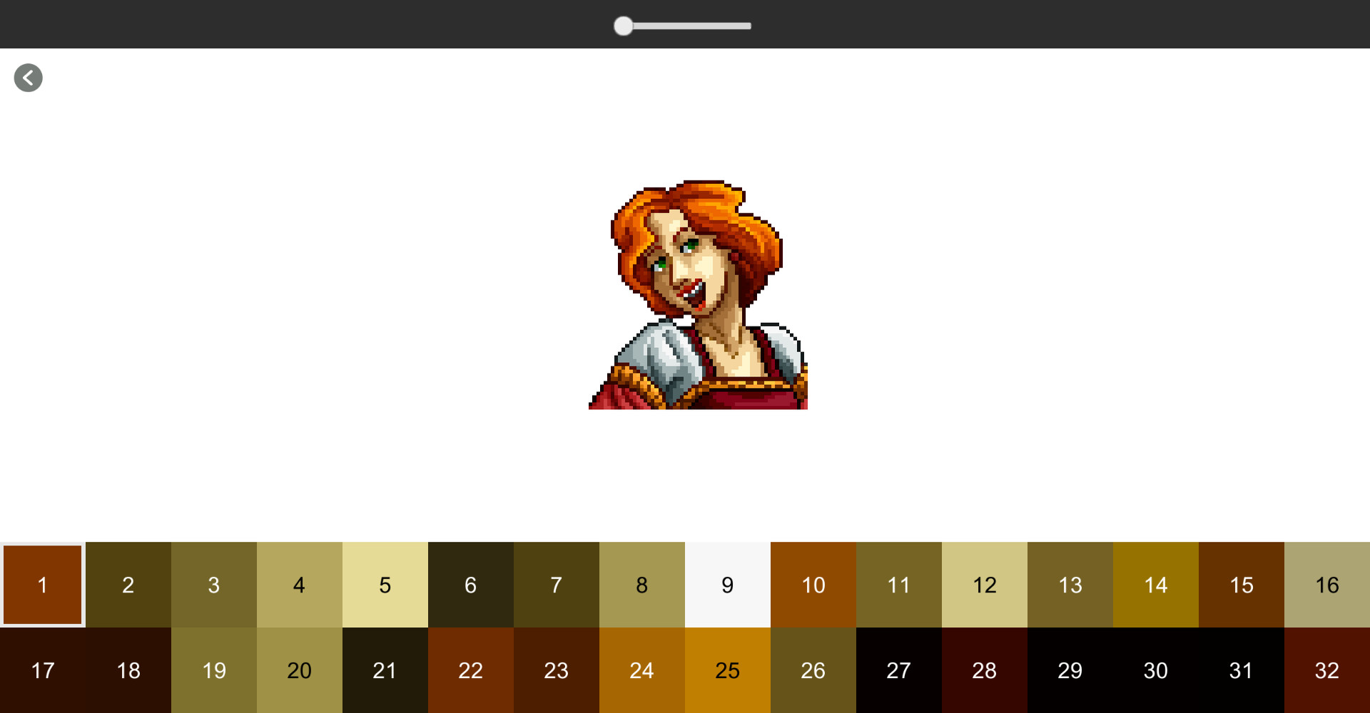 Color by Number - Medieval Portrait screenshot 5