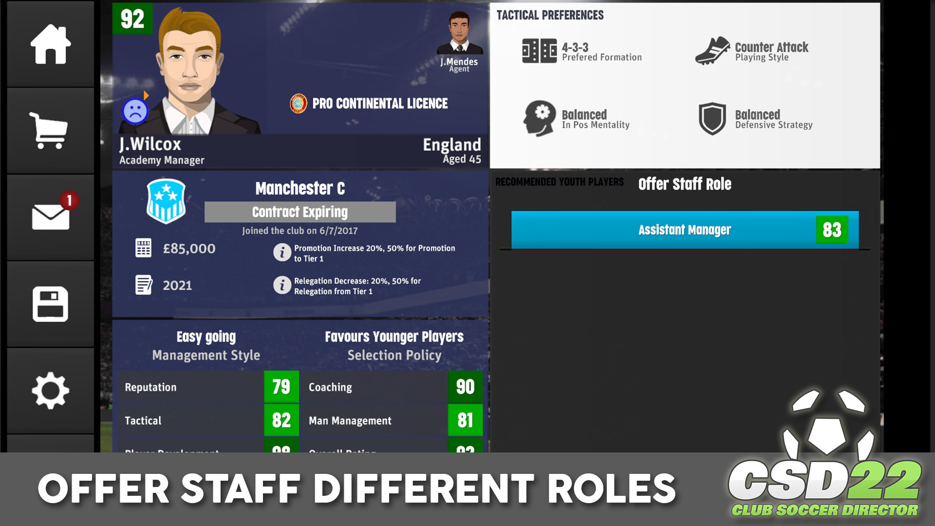 Club Soccer Director 2022 screenshot 11