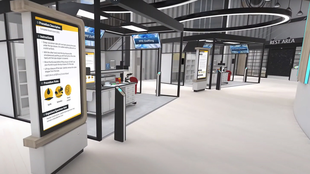 LabTrainingVR: Personal Protective Equipment Edition screenshot 1