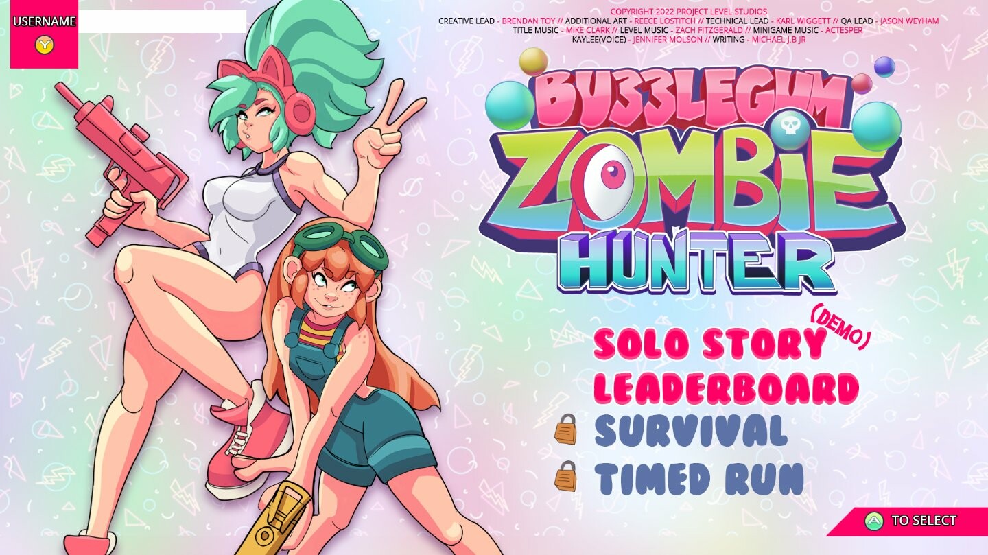 Bubblegum Zombie Hunter screenshot 1