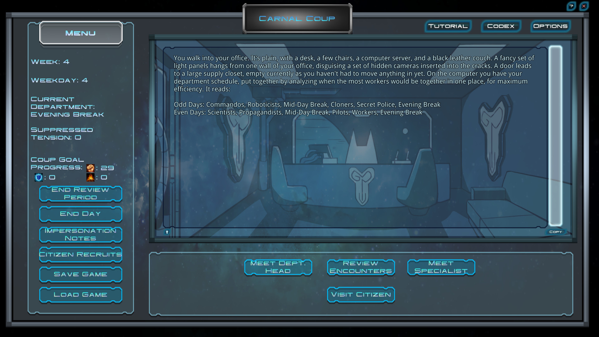 Carnal Coup - Overseer's Edition screenshot 1