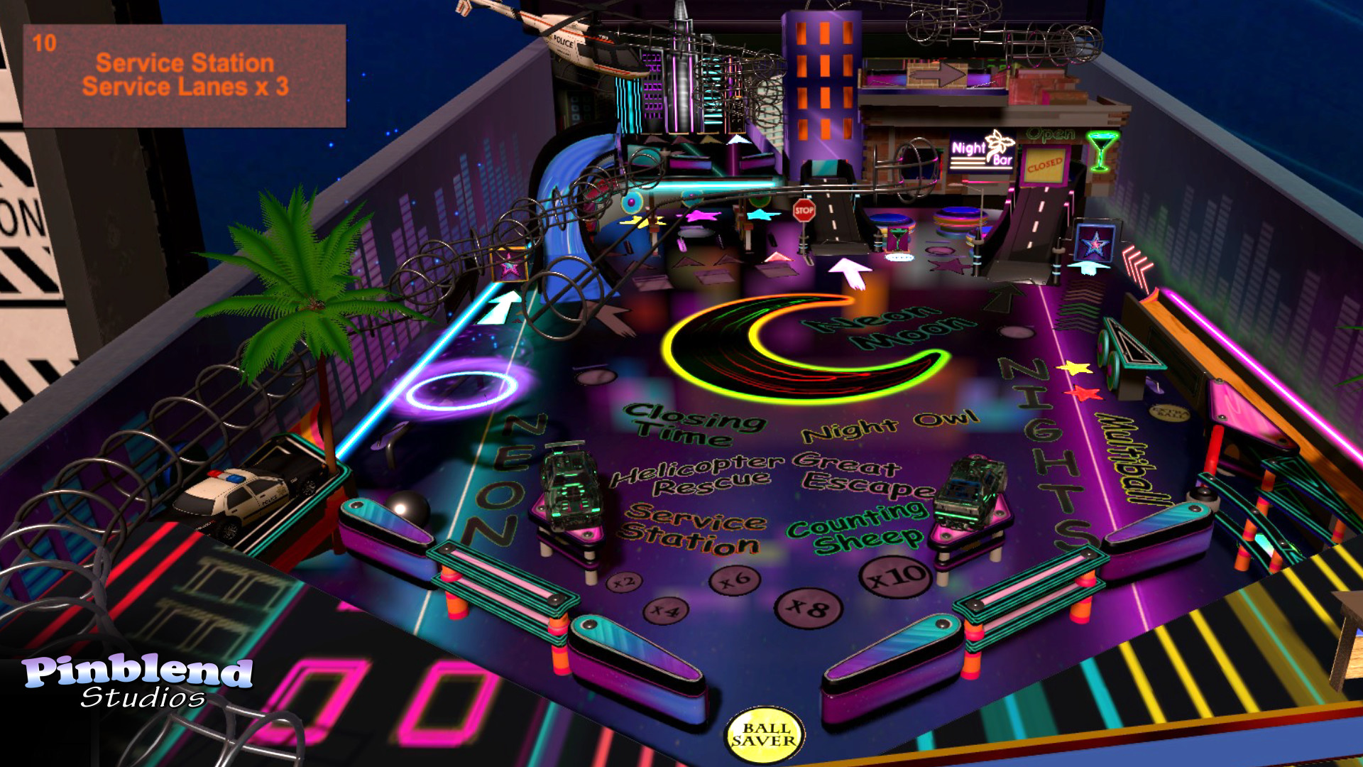 Neon Nights Pinball screenshot 2