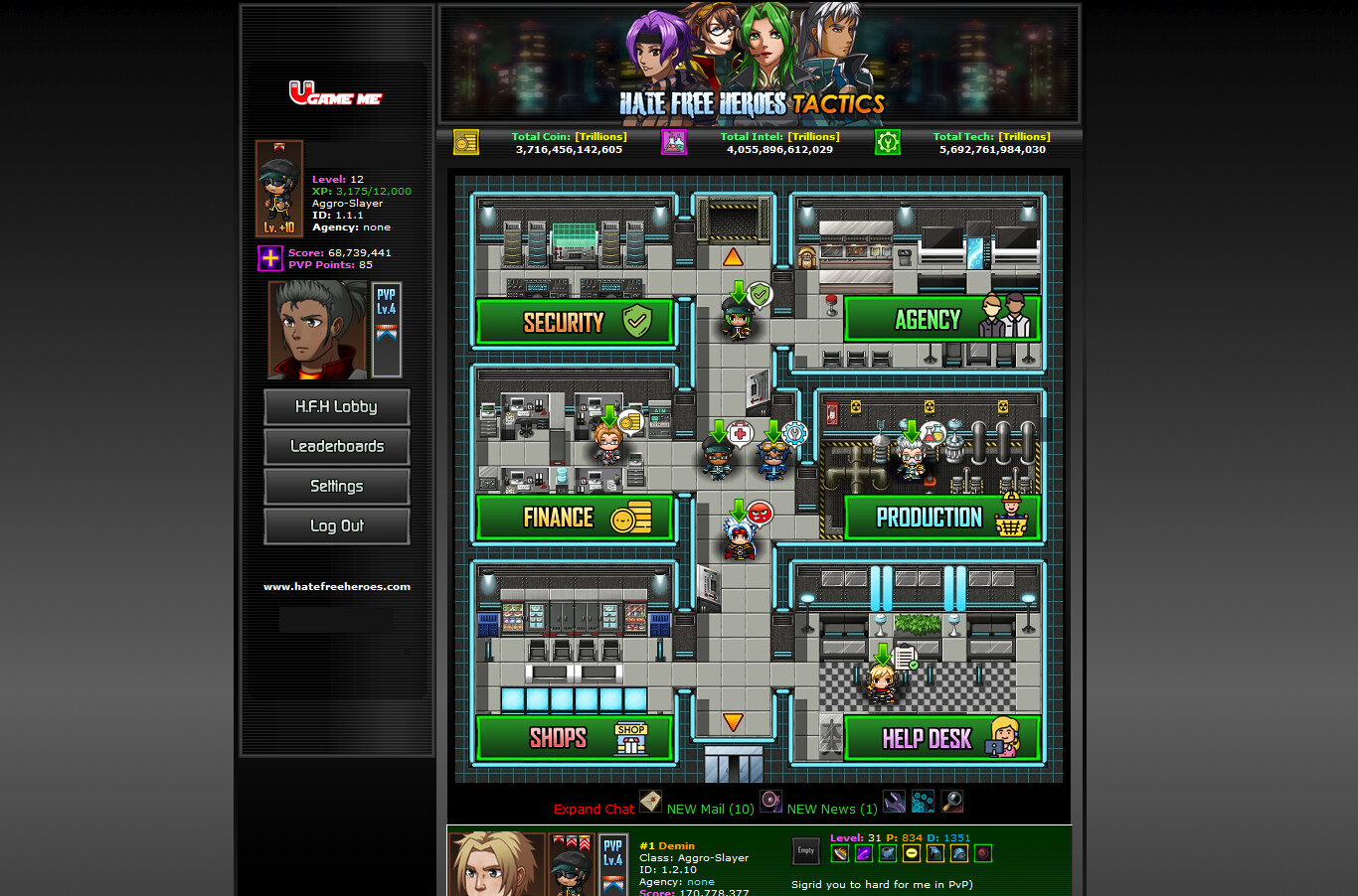 Hate Free Heroes Tactics: Strategy Building MMO screenshot 1