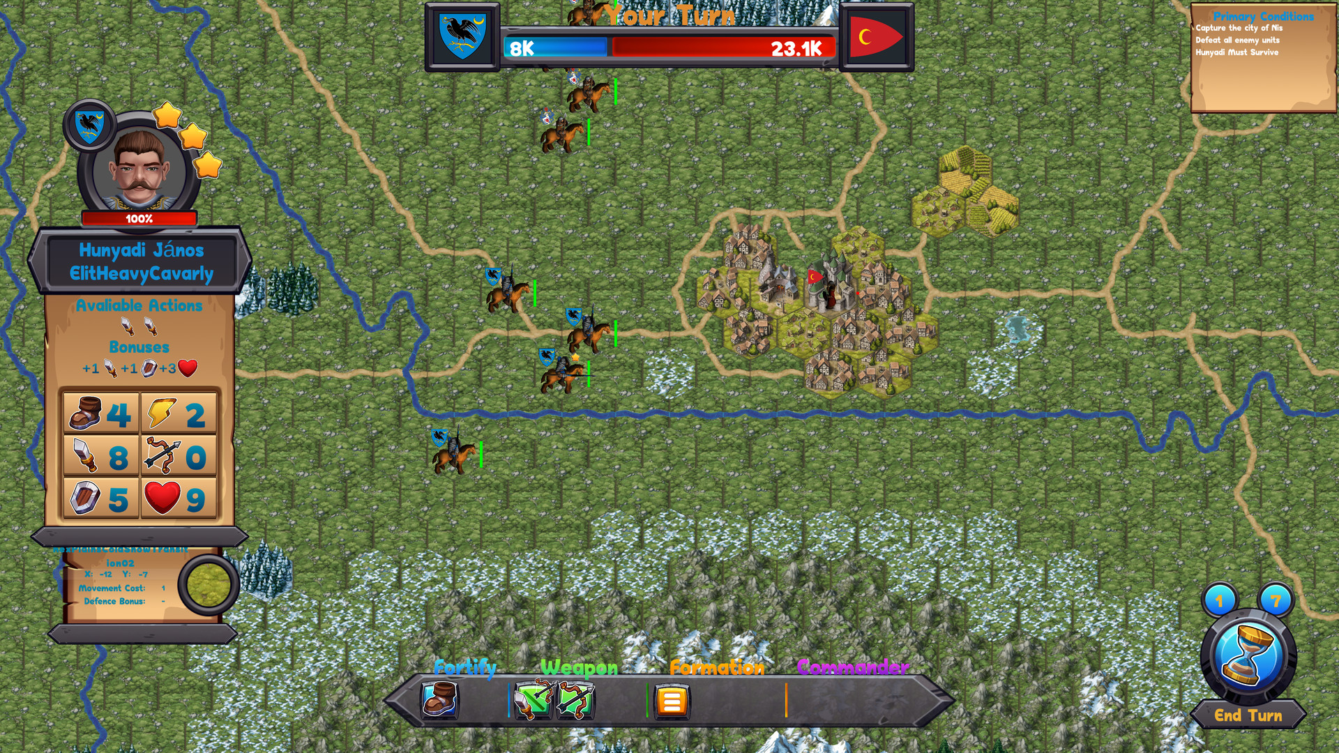 Hunyadi Strategy screenshot 12