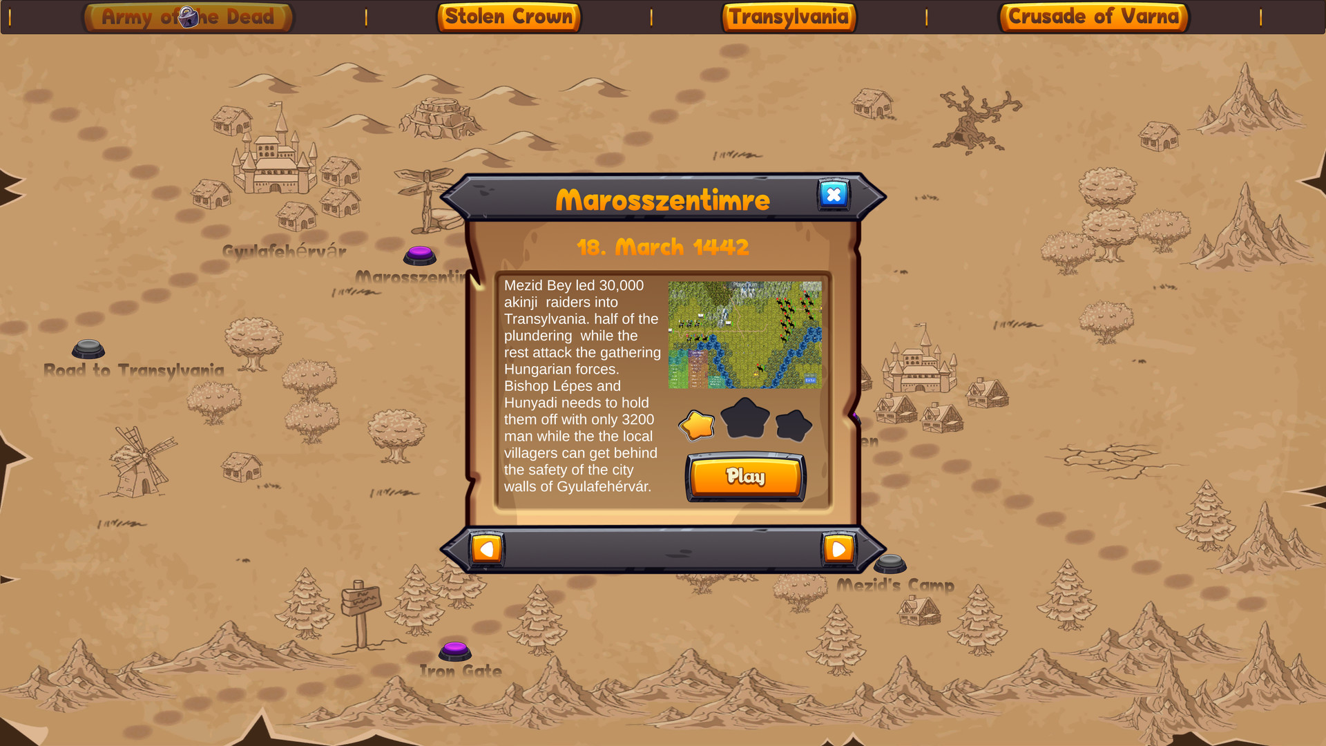 Hunyadi Strategy screenshot 11