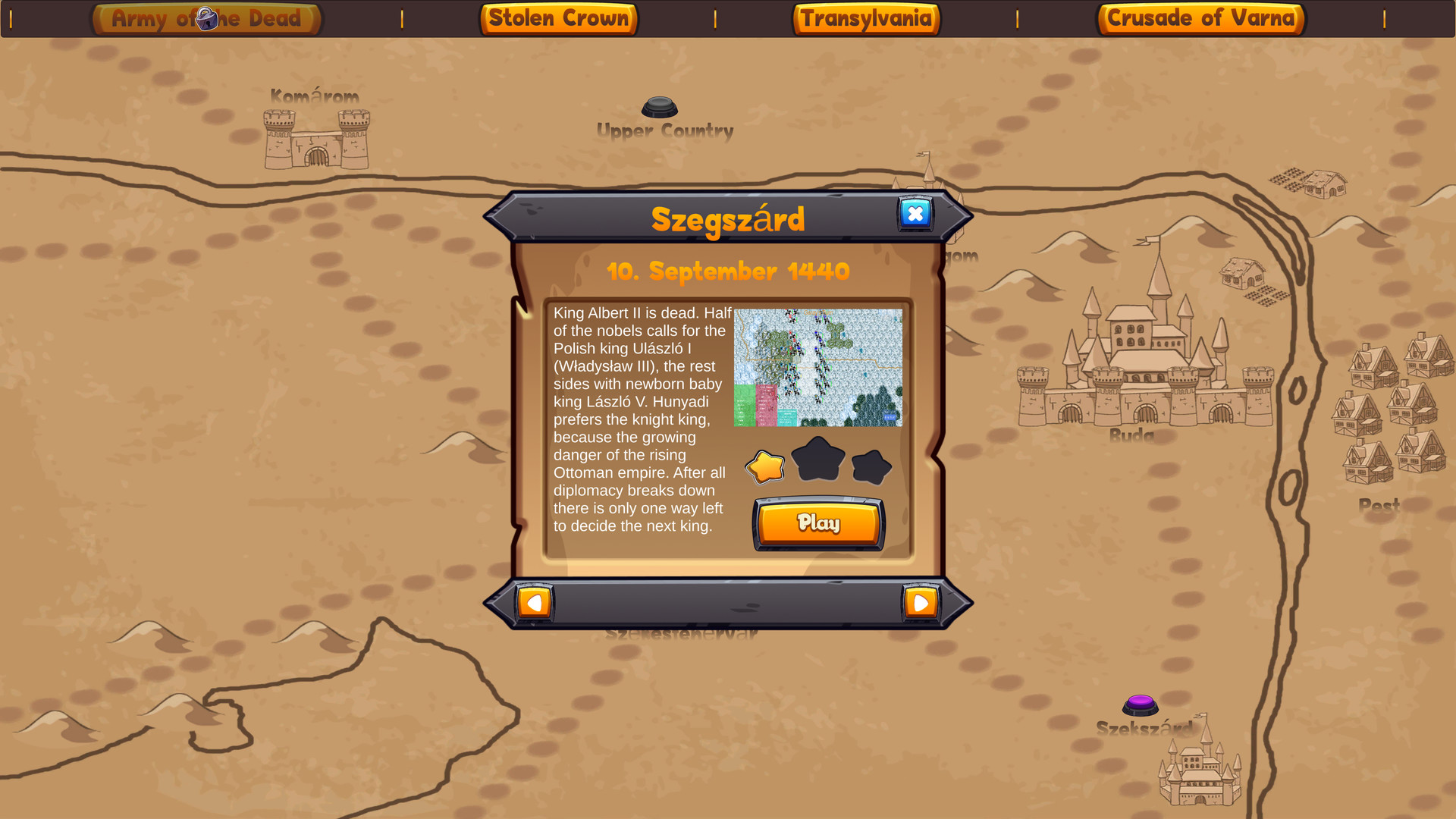 Hunyadi Strategy screenshot 10