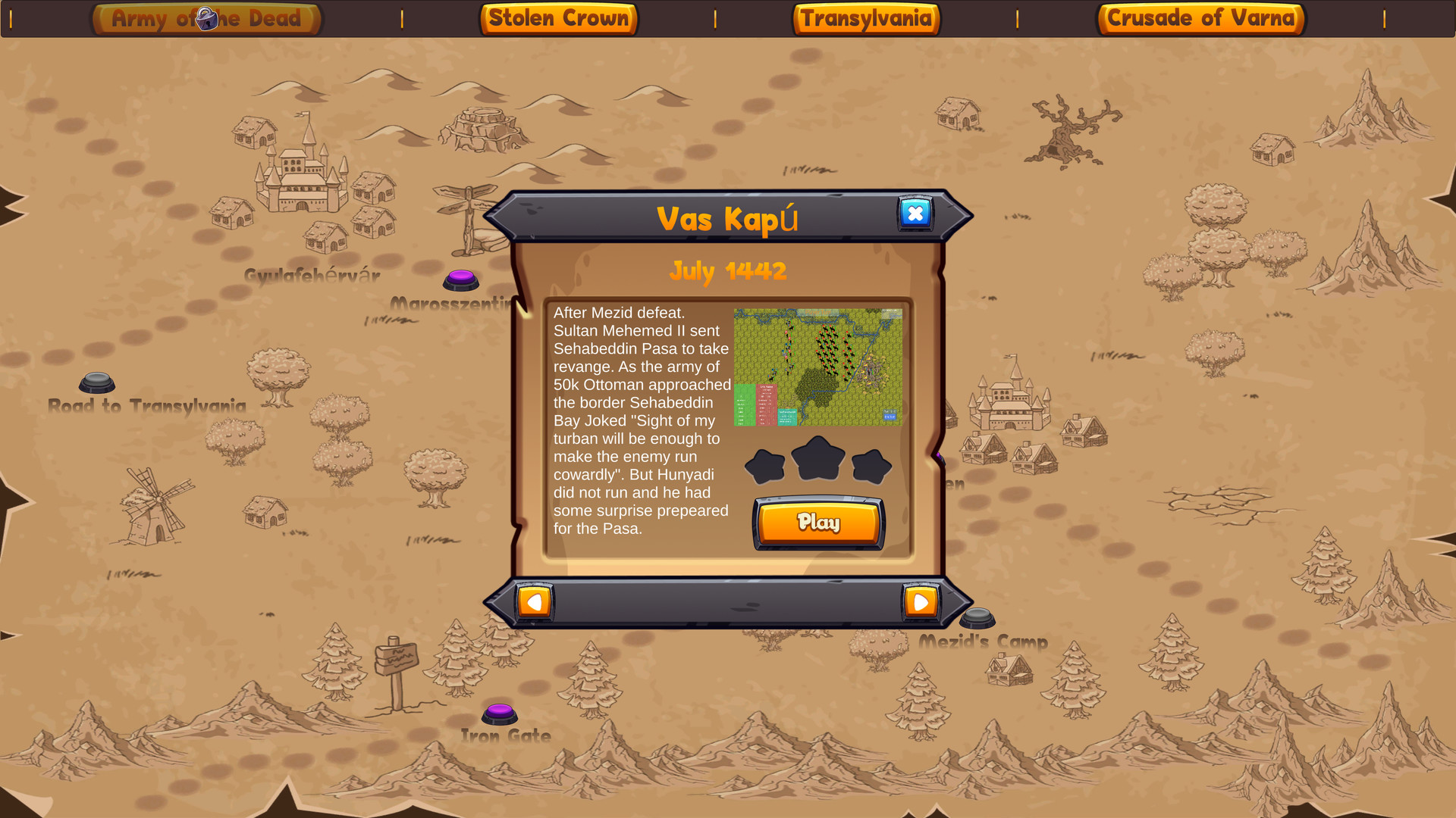 Hunyadi Strategy screenshot 9