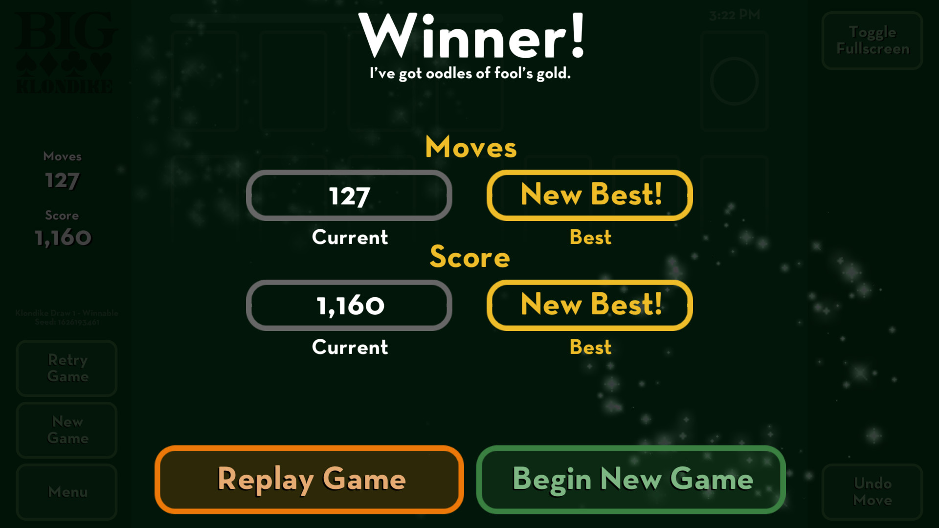 Big Klondike - Classic Solitaire screenshot 5