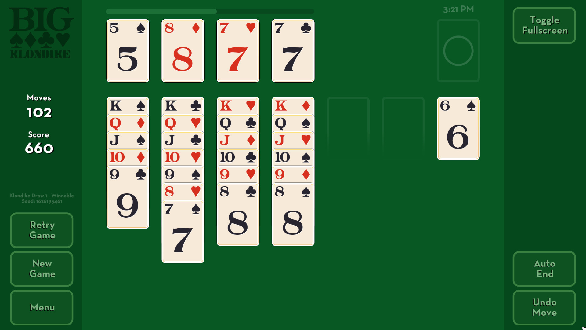 Big Klondike - Classic Solitaire screenshot 4
