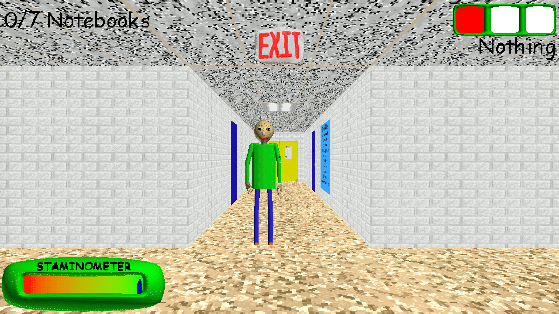Baldi's Basics Classic Remastered screenshot 1