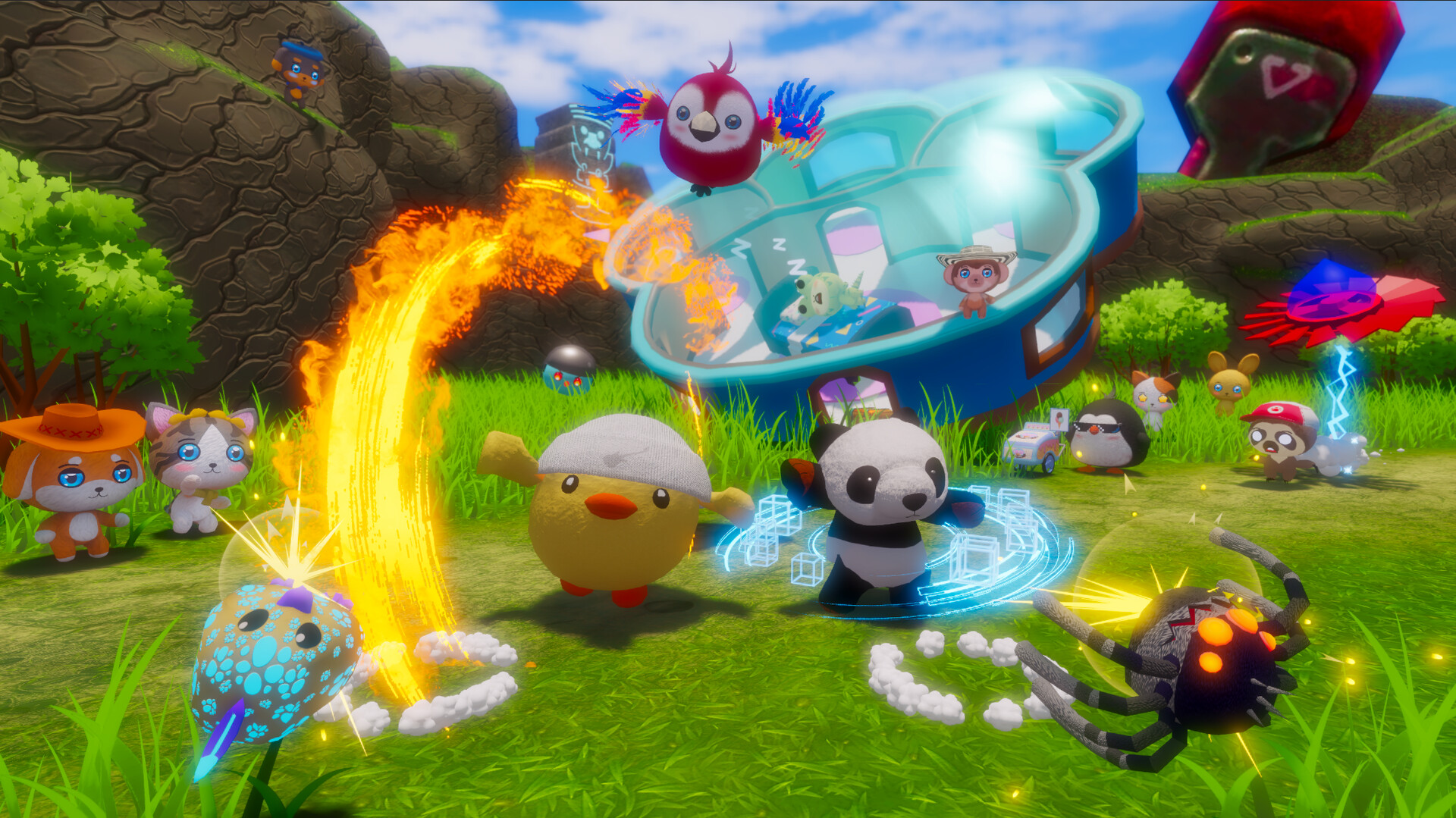 Pollito & Xiang Xiang: Adventure in the Forest screenshot 1
