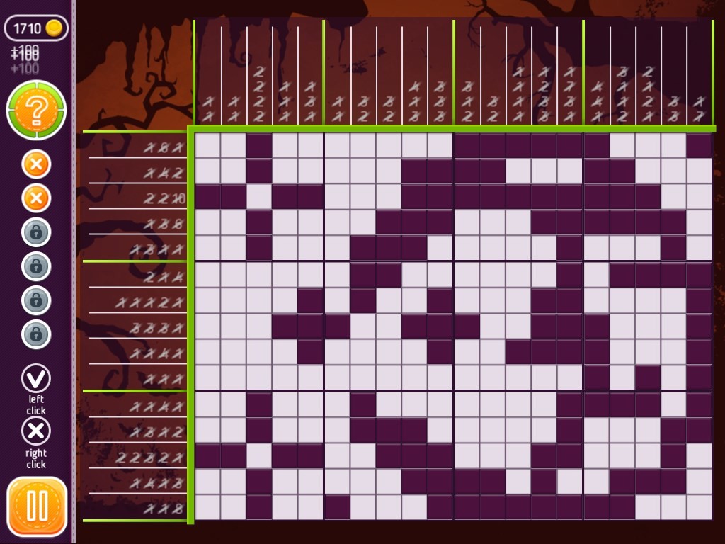 Halloween Riddles Mysterious Griddlers screenshot 2