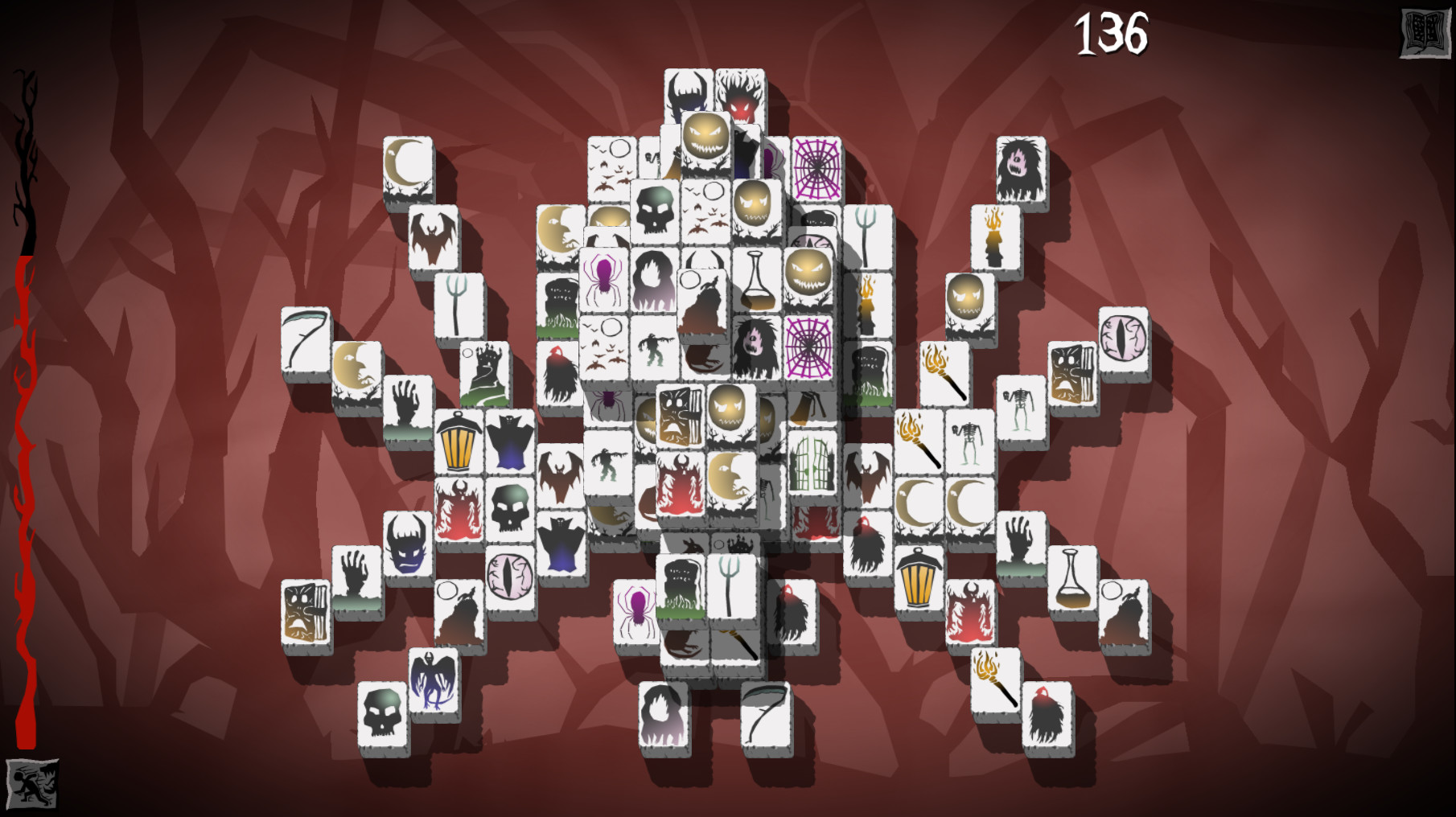 Creepy Mahjong screenshot 4