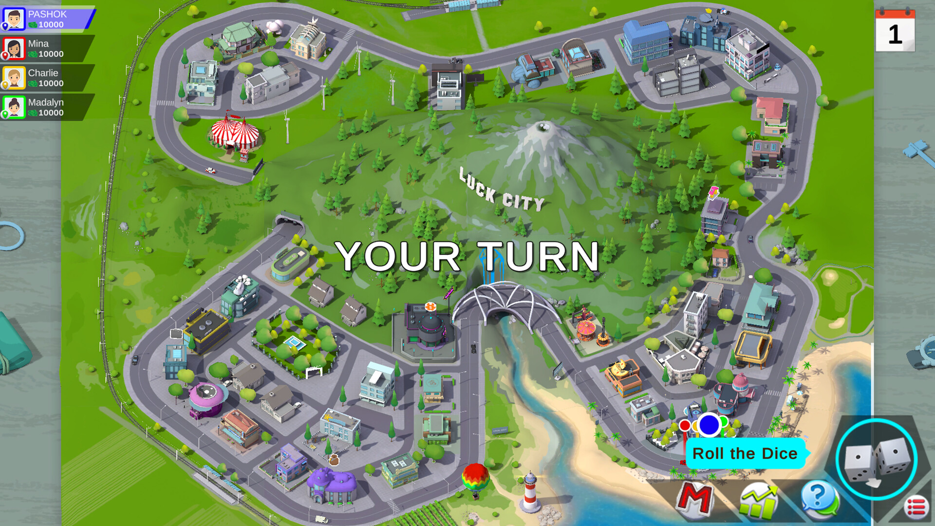 Luck City - monopoly screenshot 1