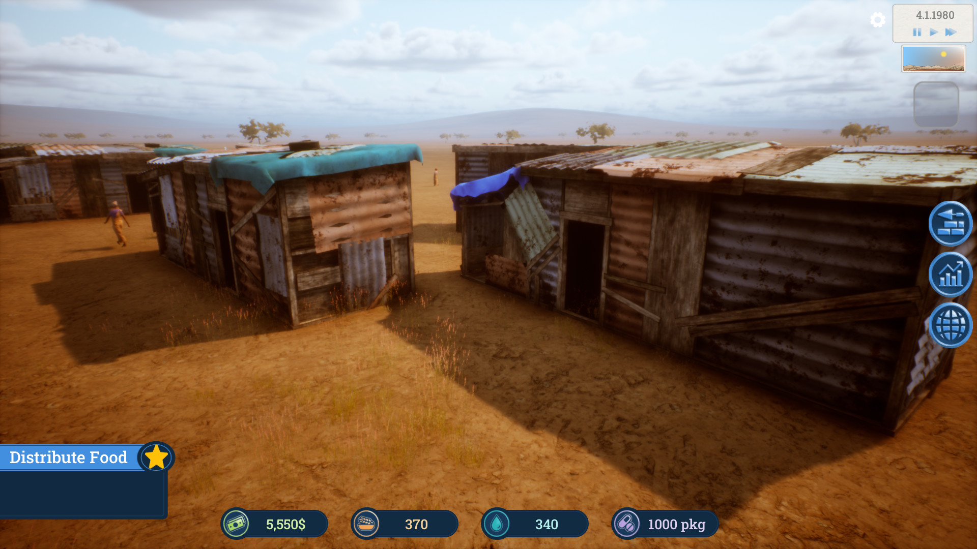 Building Hope - Refugee Camp Simulator screenshot 2