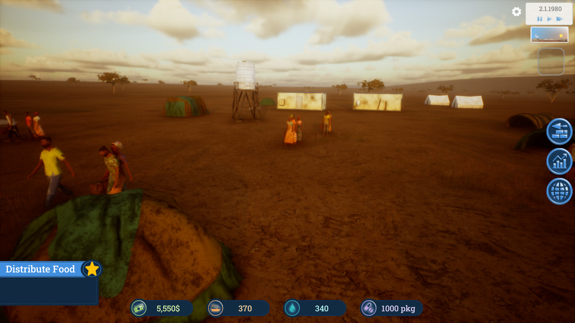 Building Hope - Refugee Camp Simulator screenshot 8