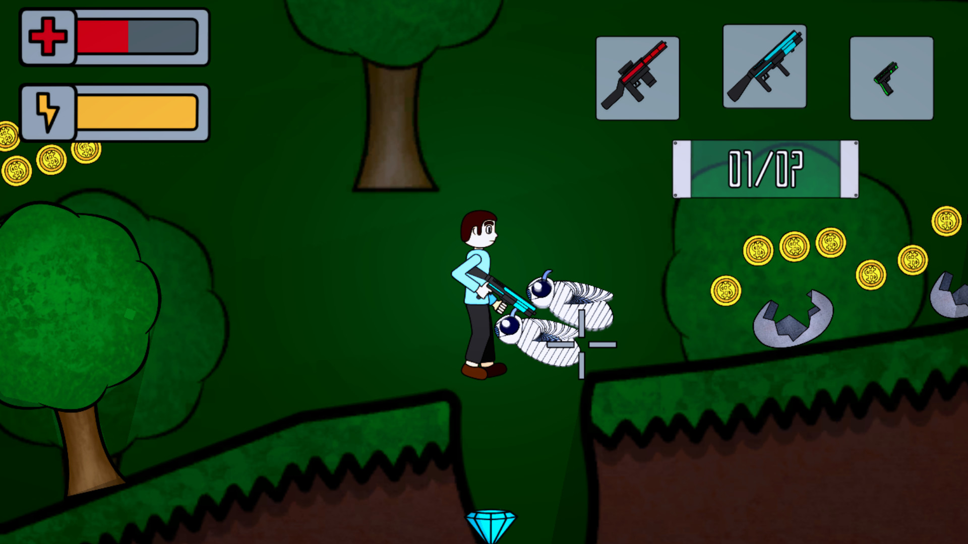 Bill's adventure: Alien war screenshot 8