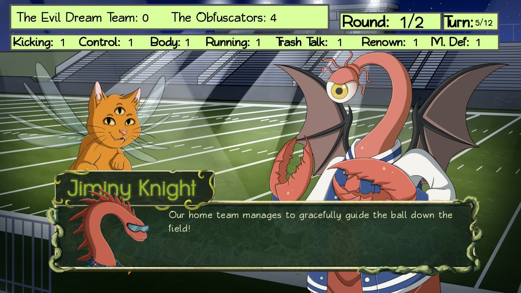 Tentacle Prawn: (Actually) A Cthulhu Dating Sim screenshot 3