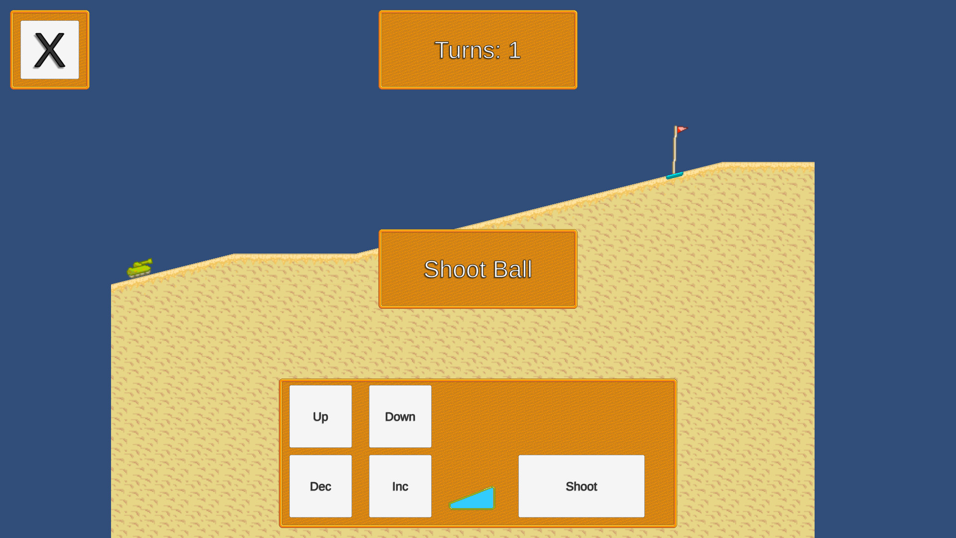 Tank Golfing screenshot 2