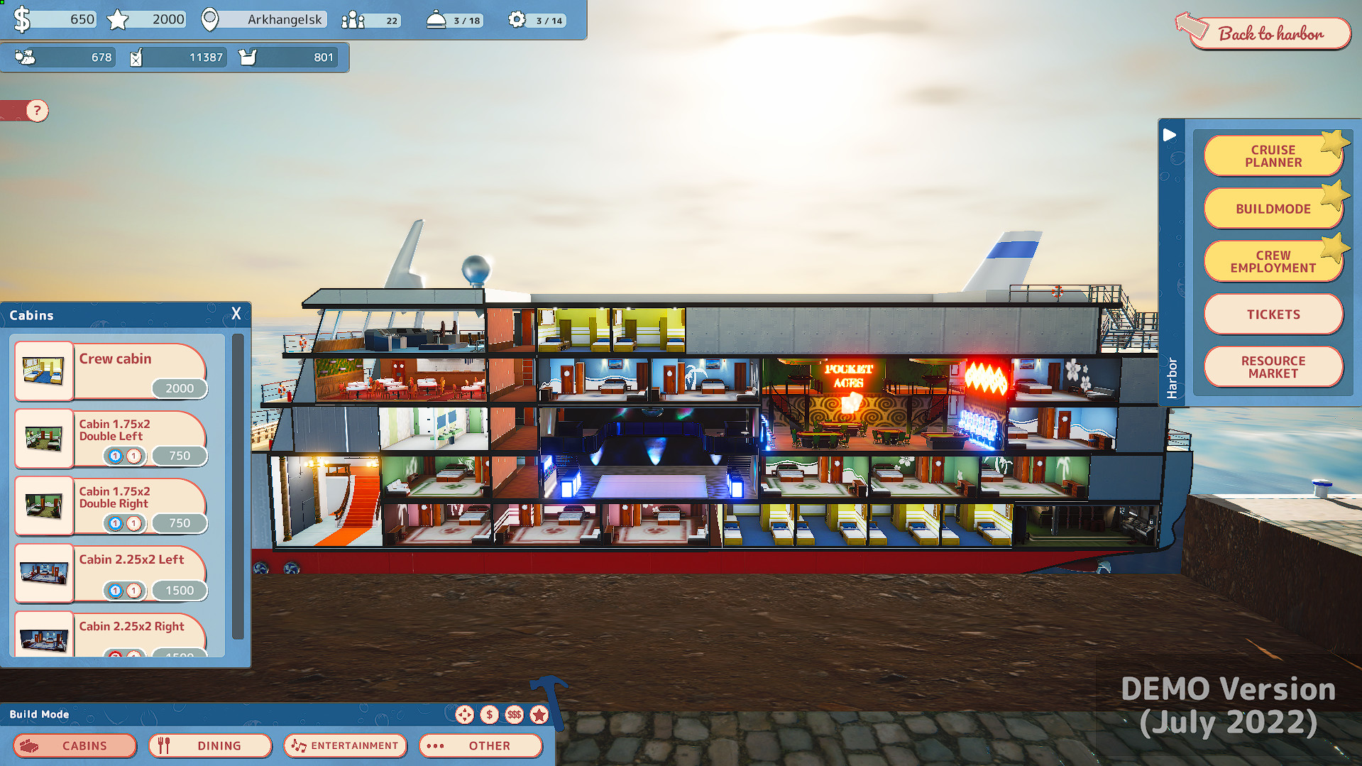 Cruise Ship Manager screenshot 1