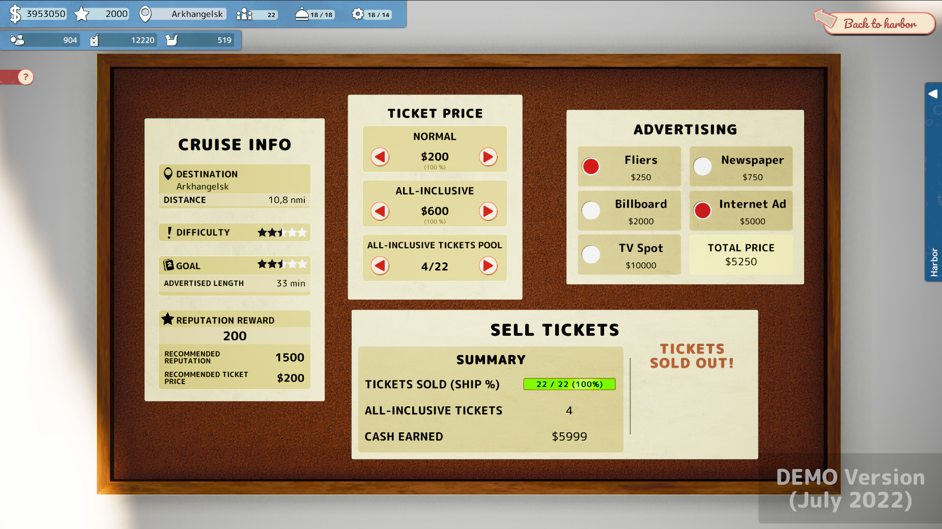 Cruise Ship Manager screenshot 3