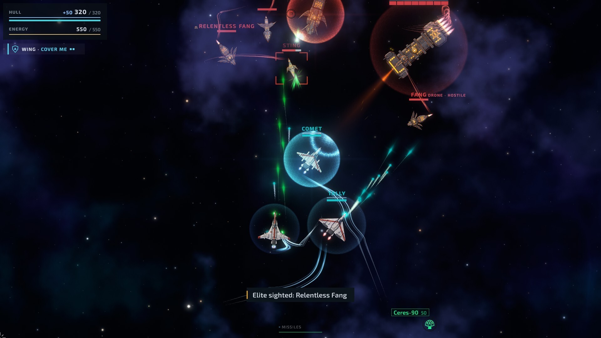 Space Defender: Frontier Squadron screenshot 1