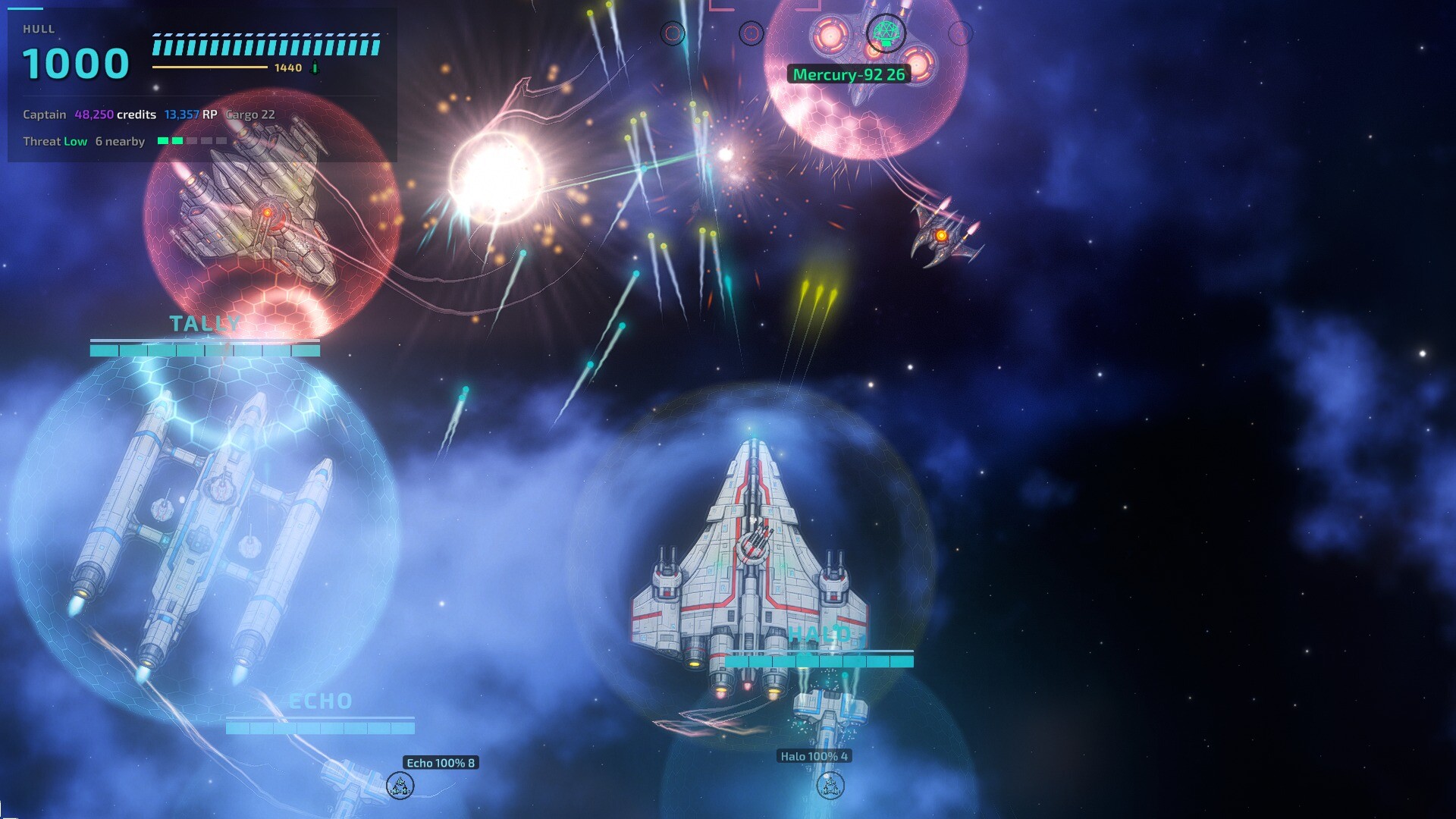 Space Defender: Frontier Squadron screenshot 1