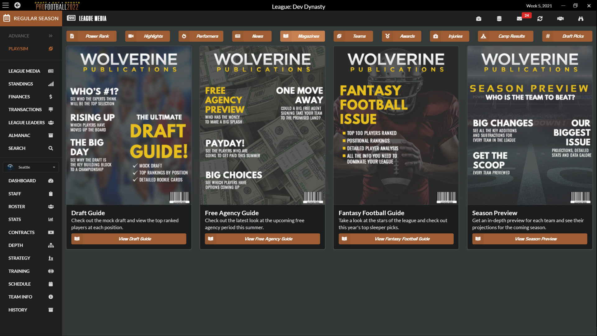 Draft Day Sports: Pro Football 2022 screenshot 8