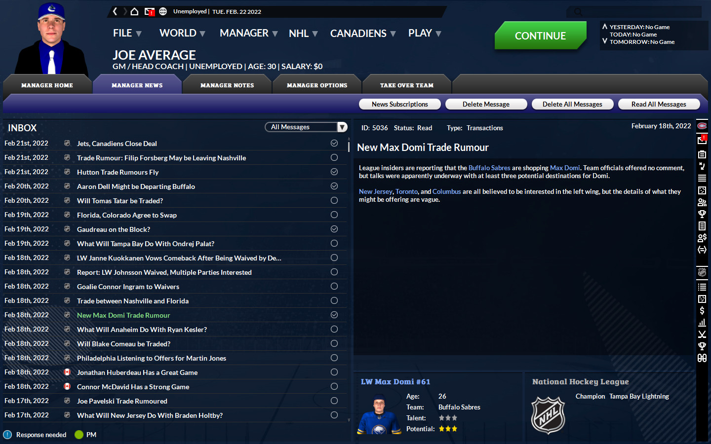 Franchise Hockey Manager 8 screenshot 6