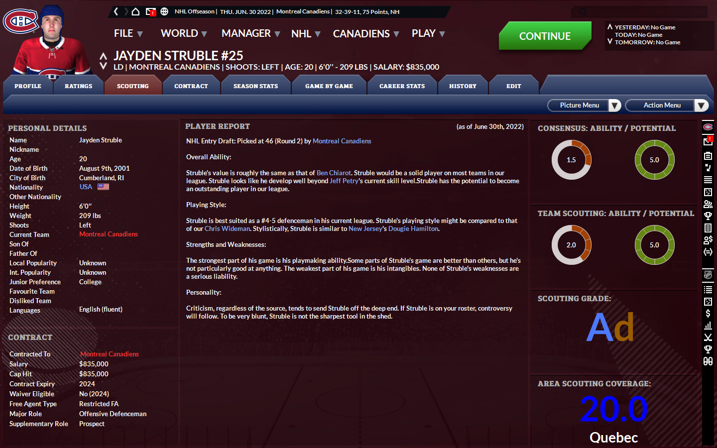 Franchise Hockey Manager 8 screenshot 11