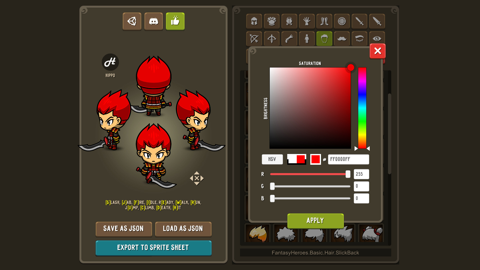 Fantasy Heroes 4D / Character Maker screenshot 7