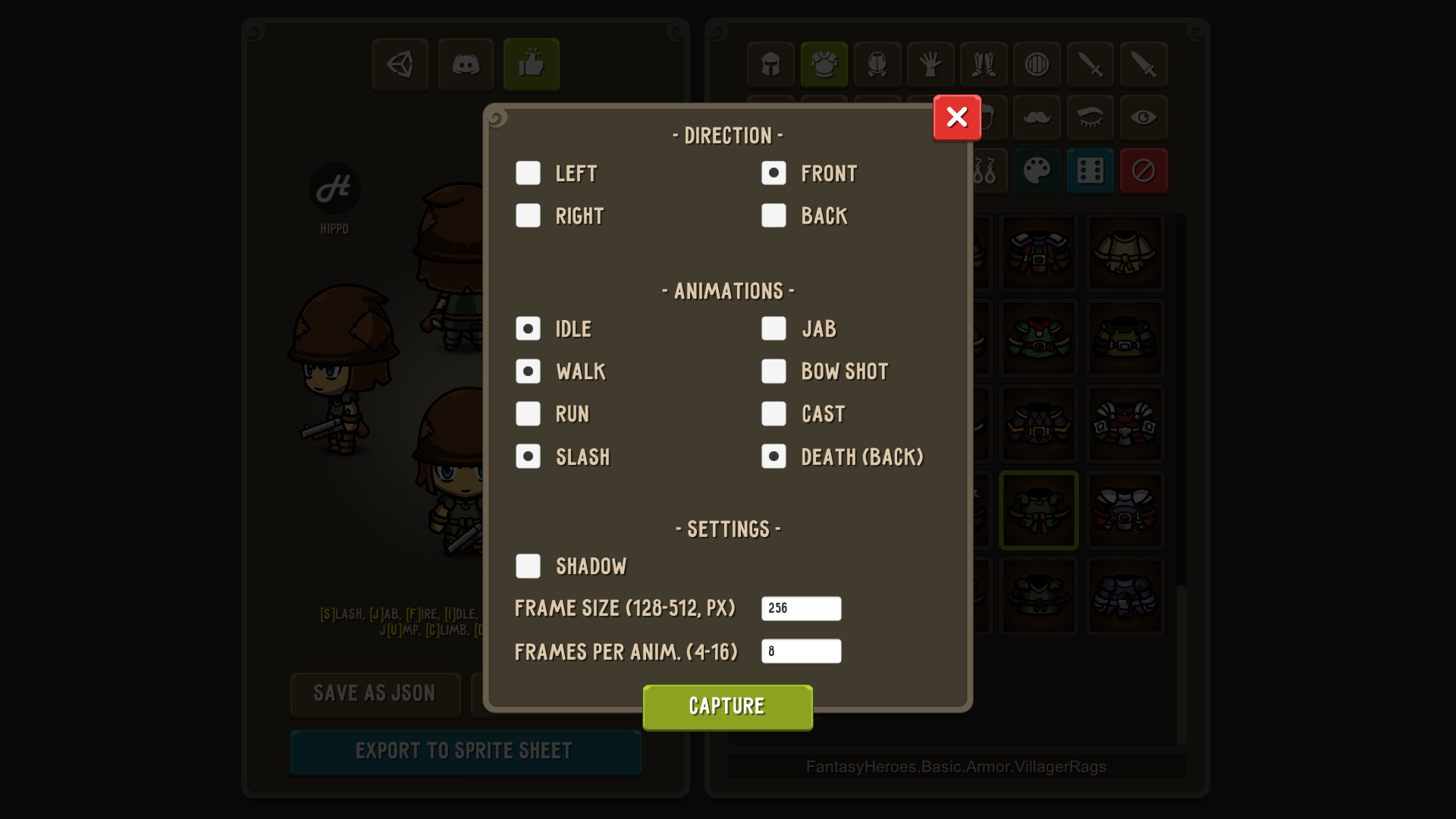 Fantasy Heroes 4D / Character Maker screenshot 8