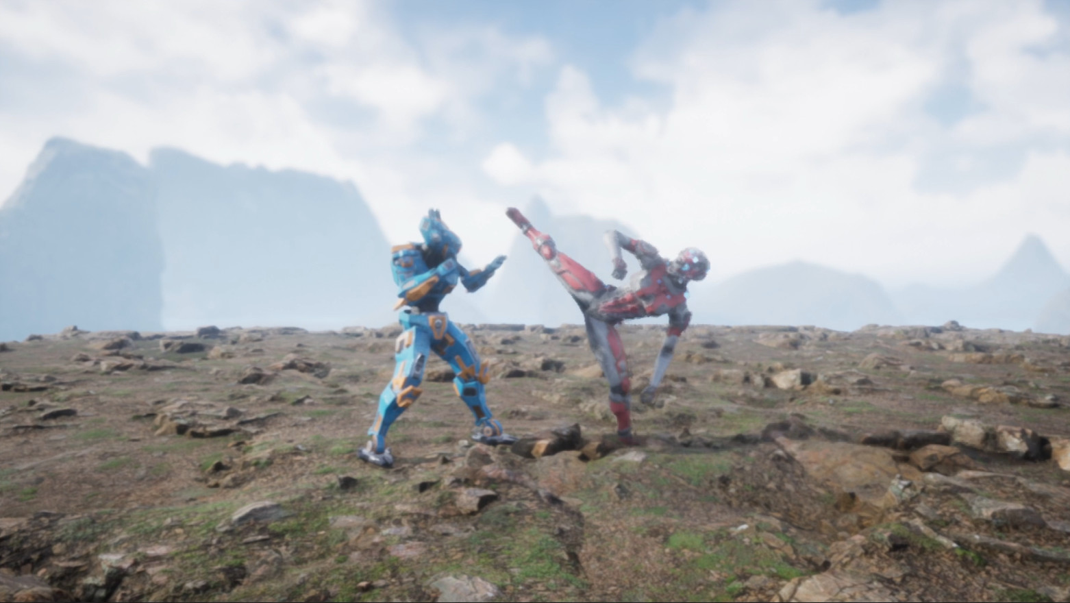 Robo pocket: 3d fighter with rollback screenshot 3