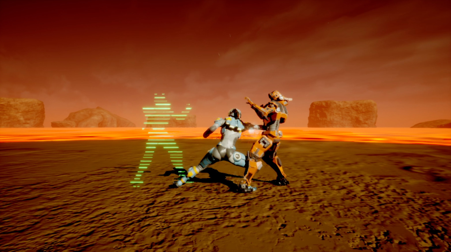Robo pocket: 3d fighter with rollback screenshot 5