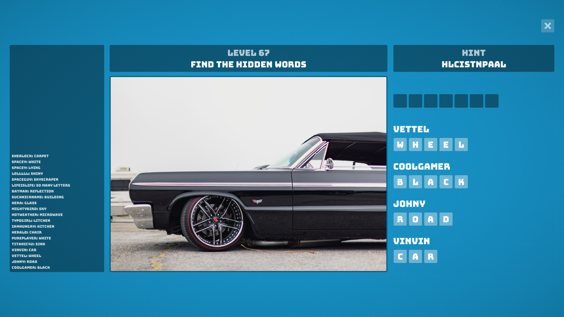 Hidden Words screenshot 2