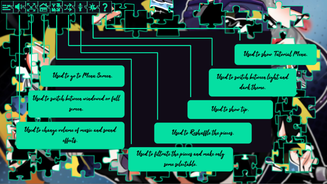 Love Hentai and Puzzles: Cyberpunk Babes screenshot 5