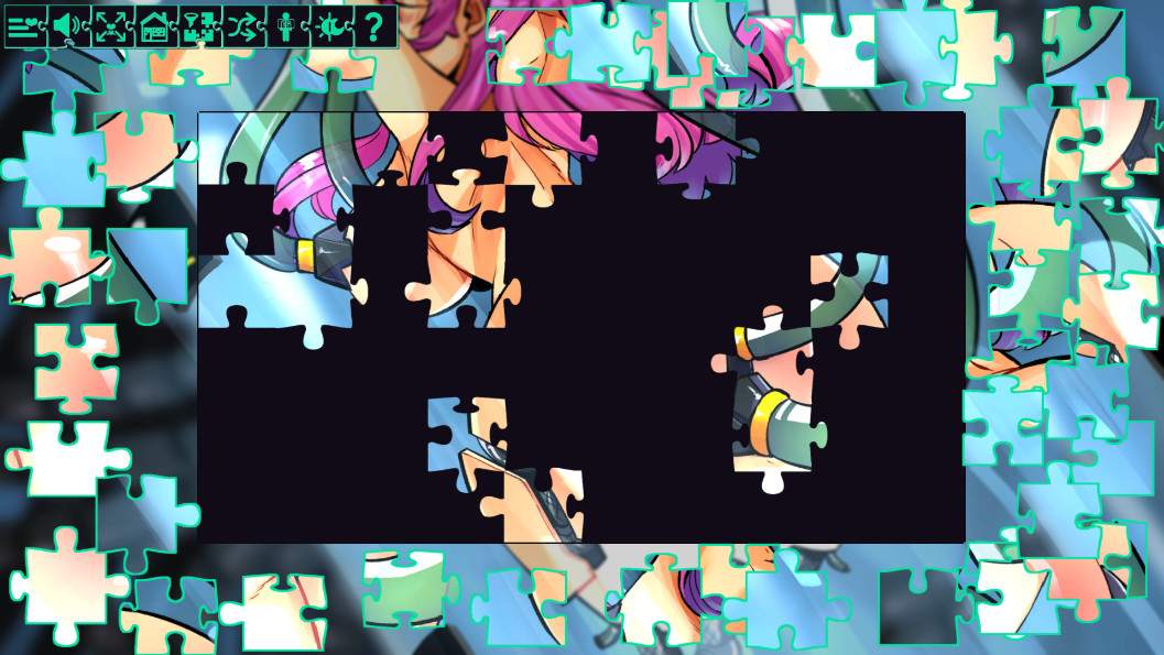 Love Hentai and Puzzles: Cyberpunk Babes screenshot 3