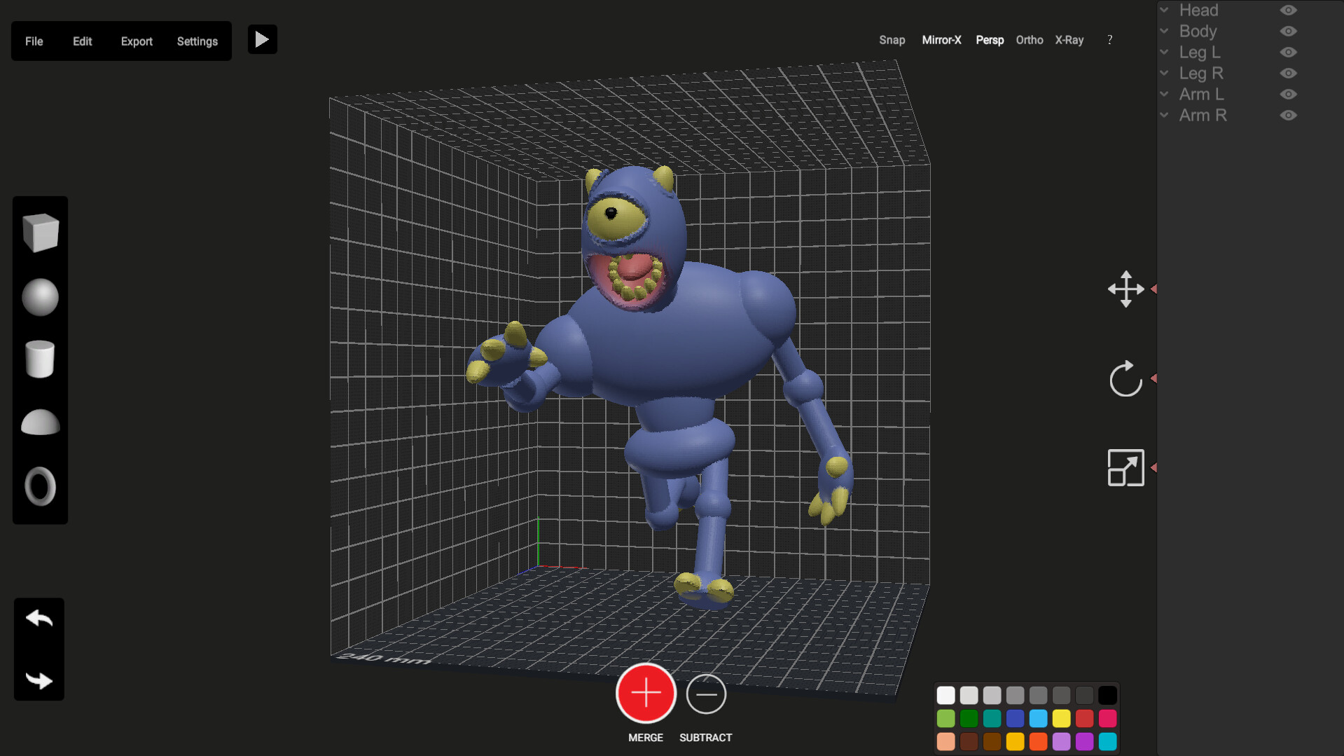 Claydo:Easy 3D Modelling & Printing screenshot 5