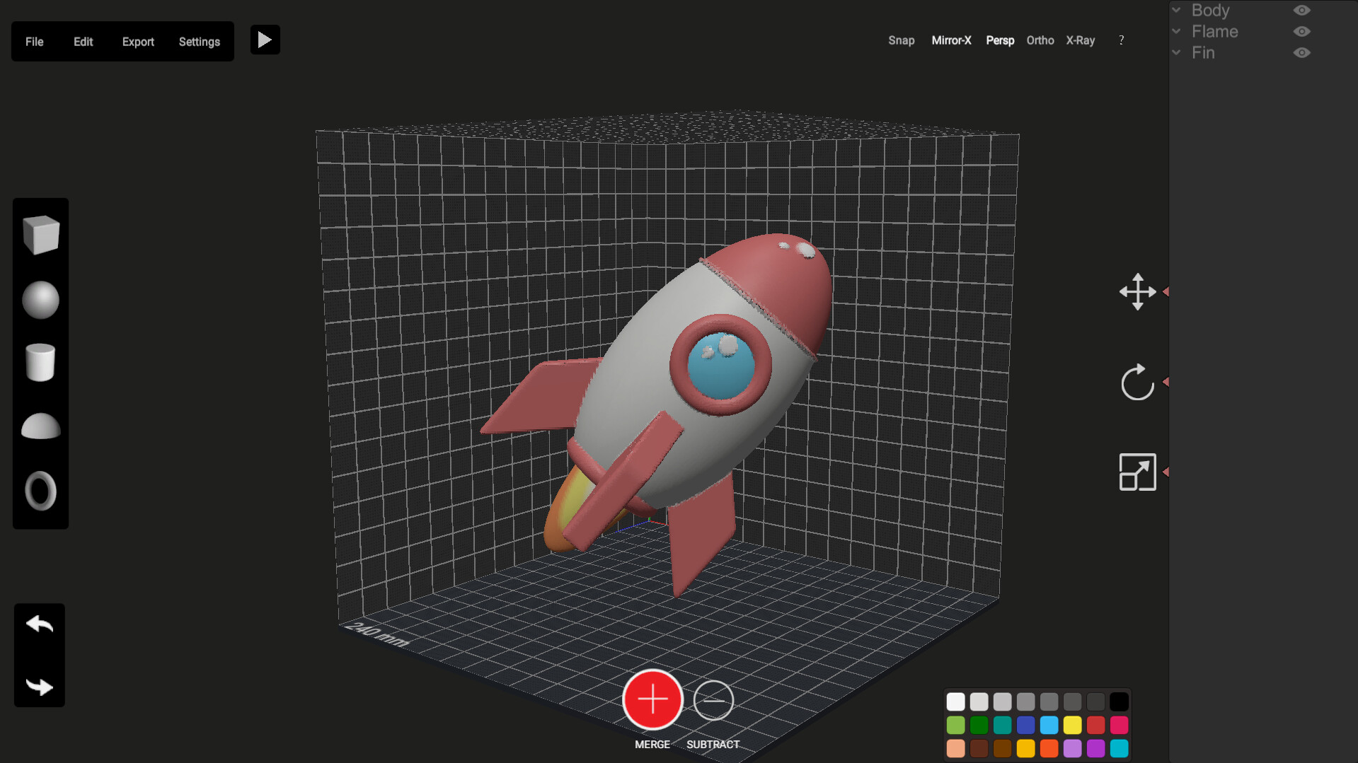 Claydo:Easy 3D Modelling & Printing screenshot 3