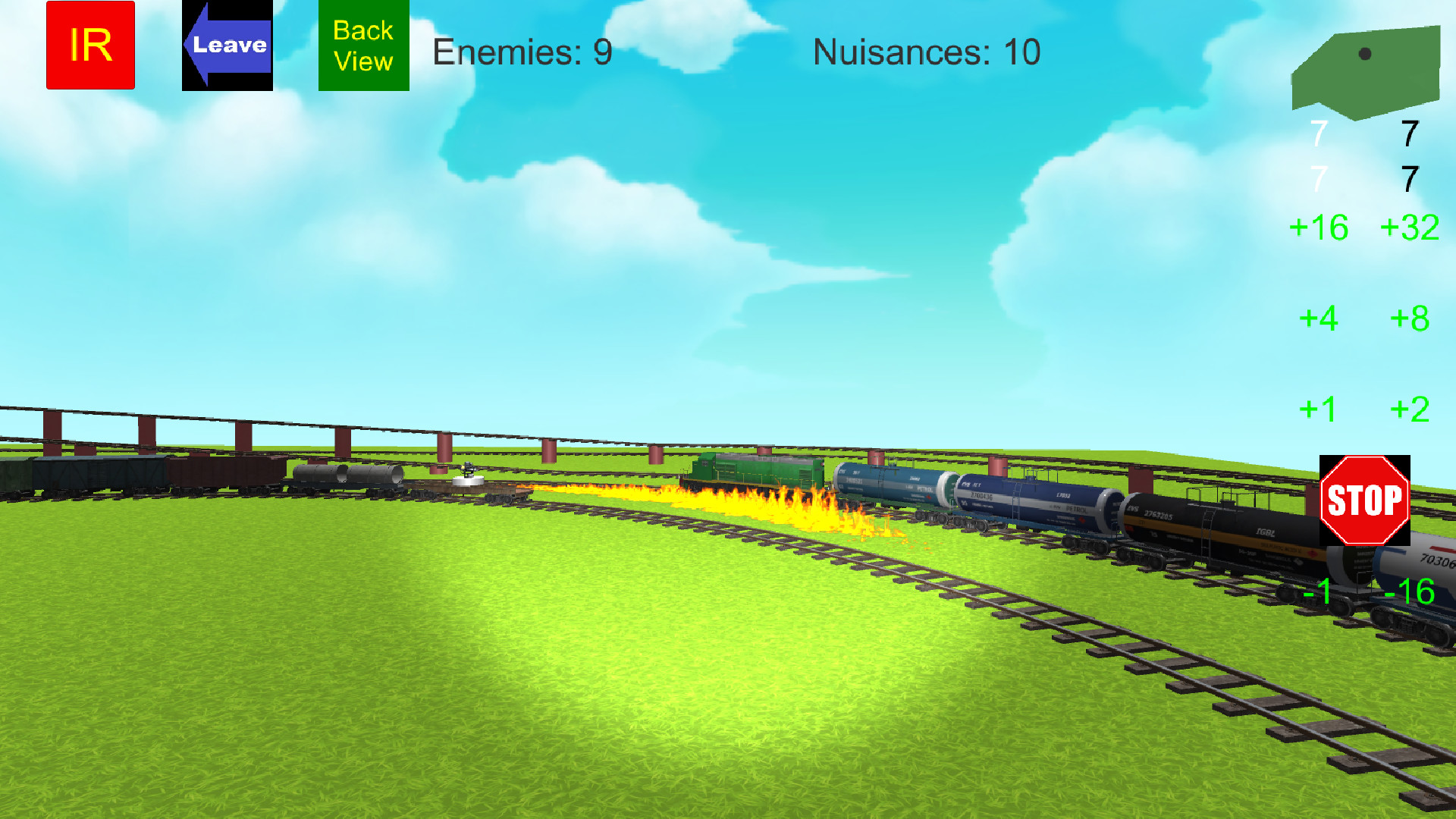 Flyland Wars: 3 Model Trains screenshot 2