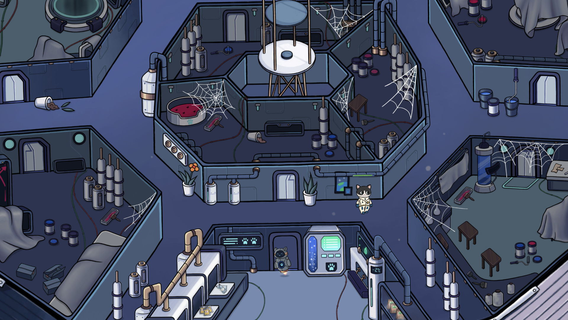 Catellite-609: feline space adventure screenshot 2