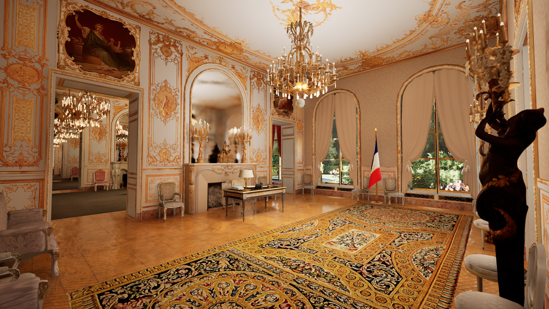 Visite virtuelle de l'Assemblée nationale screenshot 13