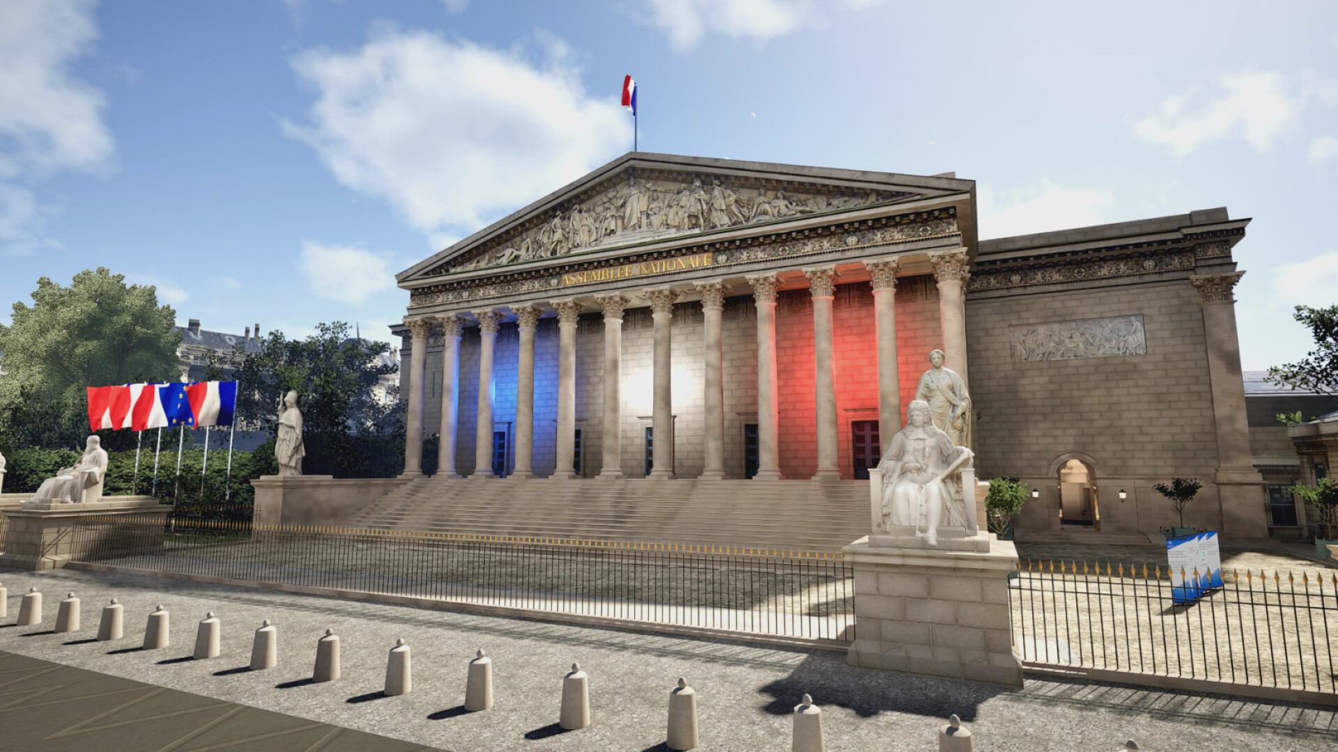 Visite virtuelle de l'Assemblée nationale screenshot 1