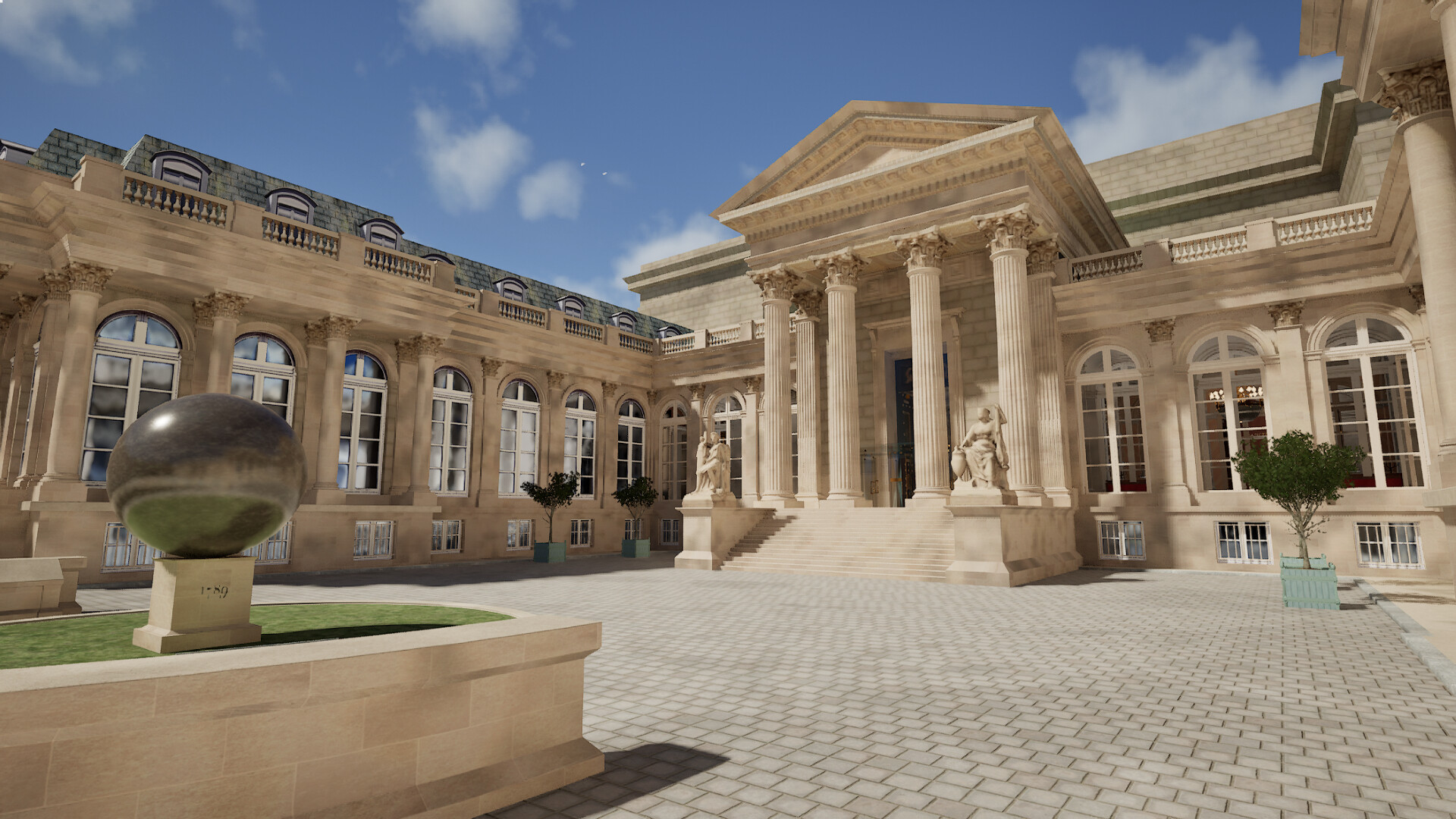 Visite virtuelle de l'Assemblée nationale screenshot 6