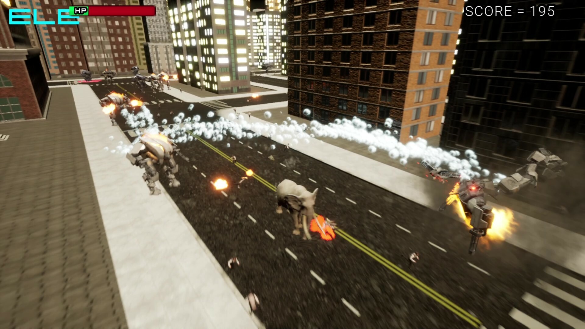 ELE RAMPAGE screenshot 1