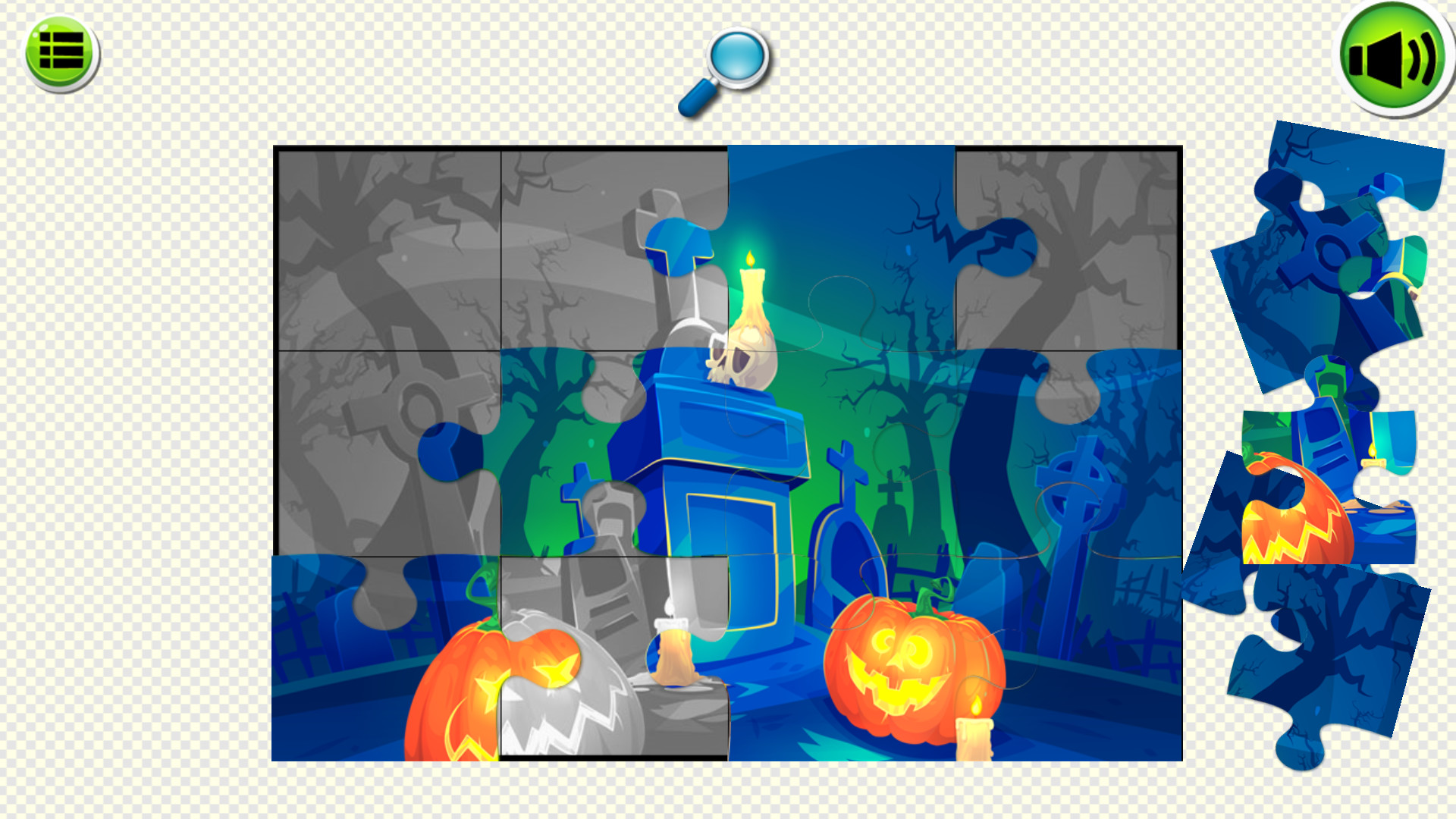 Halloween Puzzle screenshot 2