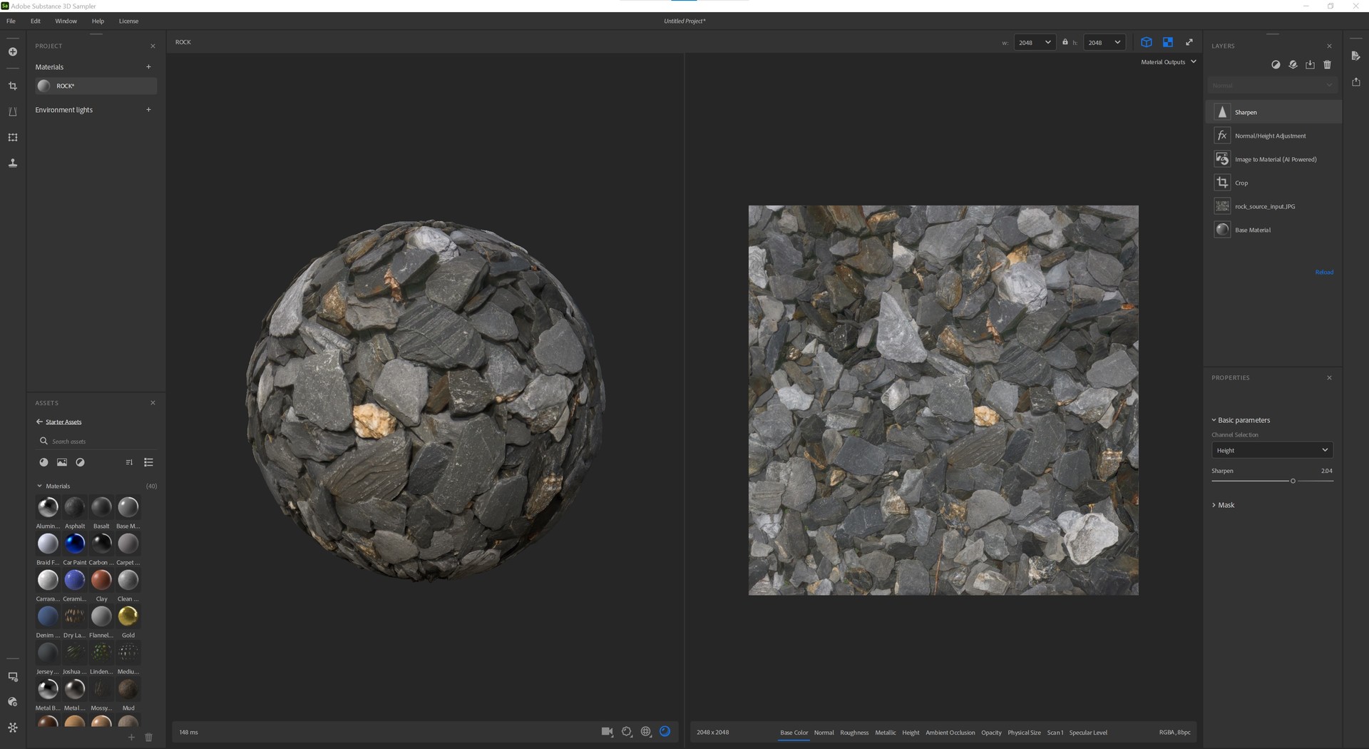 Substance 3D Sampler 2022 screenshot 1